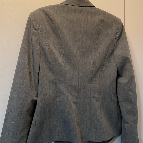 Bebe Grey Whip-stitched Blazer - Picture 5 of 8